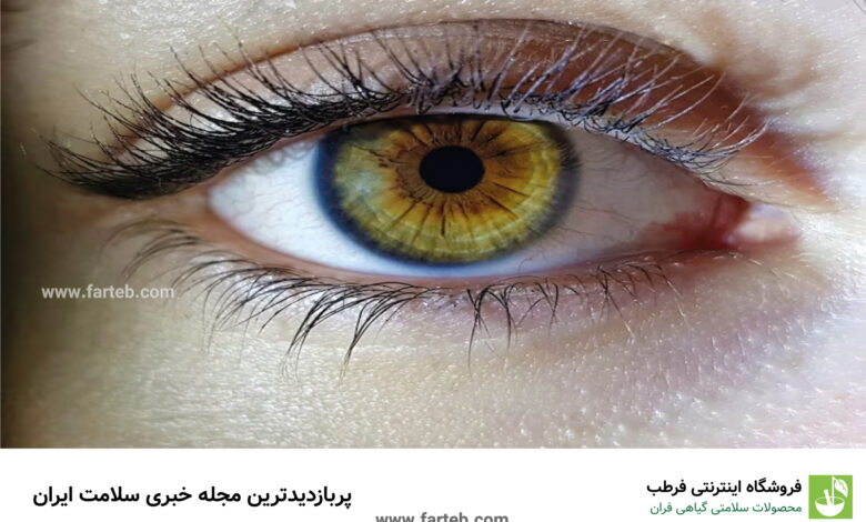 خواص گلاب برای چشم
