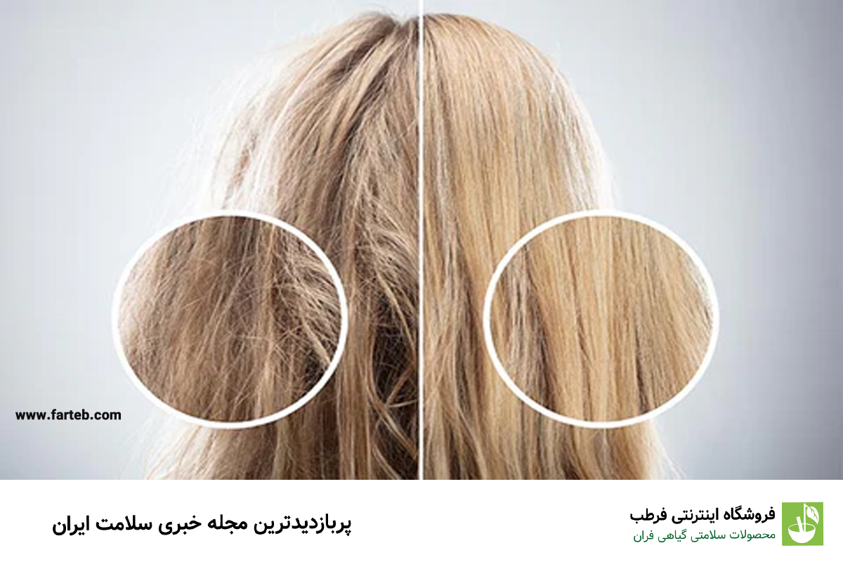 استفاده از نرم کننده مناسب برای موهای دکلره شده