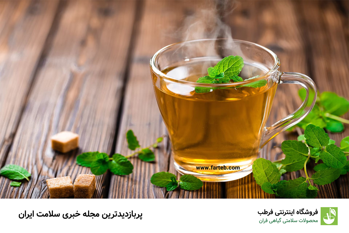 چای نعنا برای تسکین نفخ و گاز معده