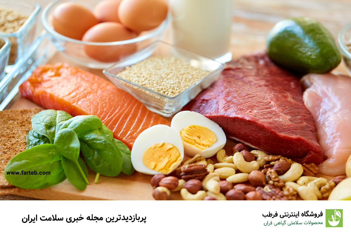 مقدار مورد نیاز پروتئین برای بدن