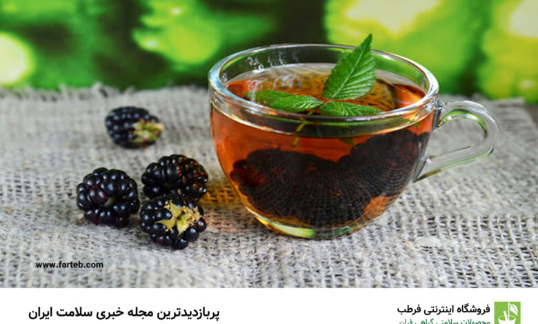 طرز تهیه دمنوش برگ شاه توت(+12 خاصیت)