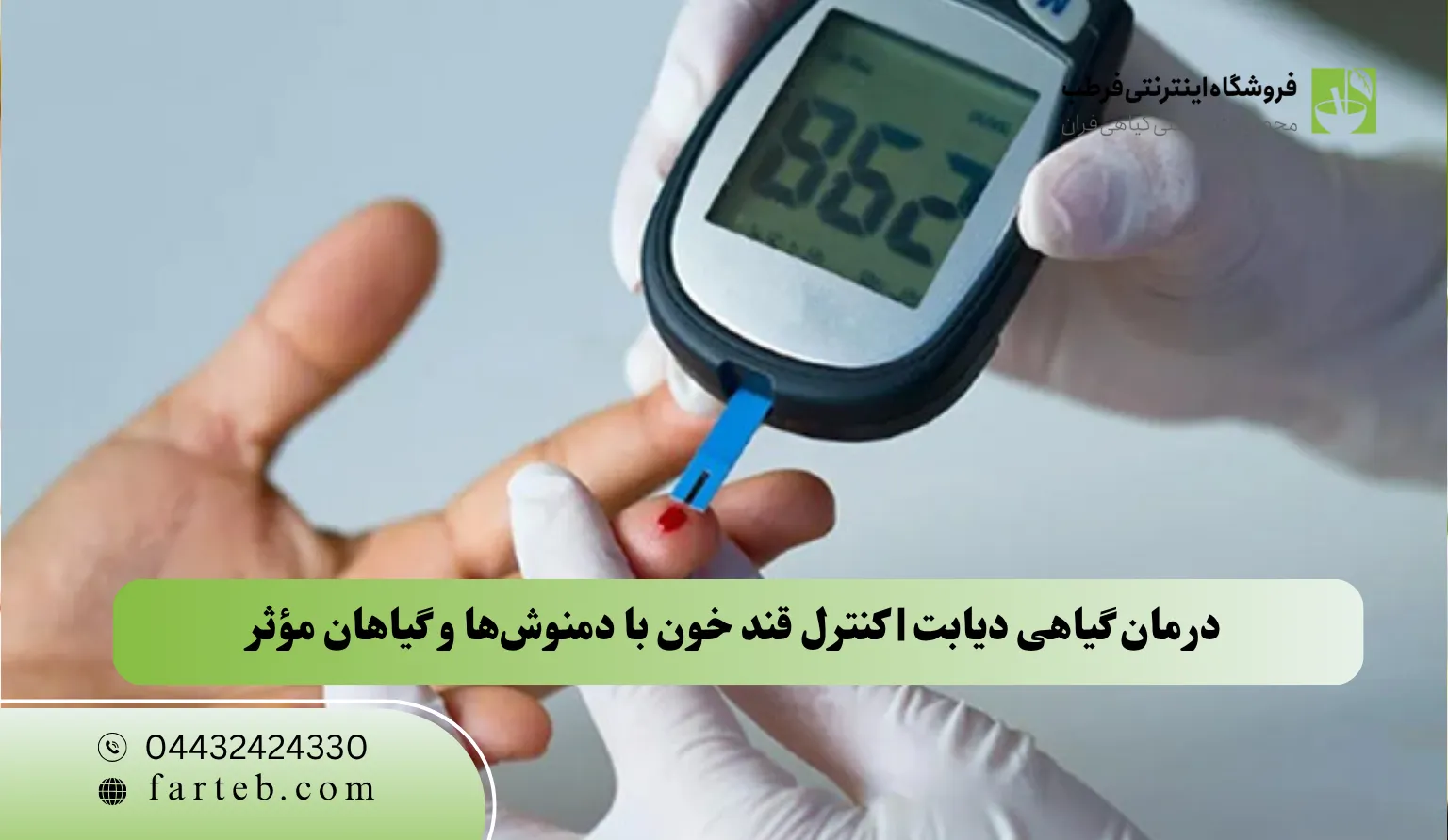 درمان گیاهی دیابت | کنترل قند خون با دمنوش‌ها و گیاهان مؤثر
